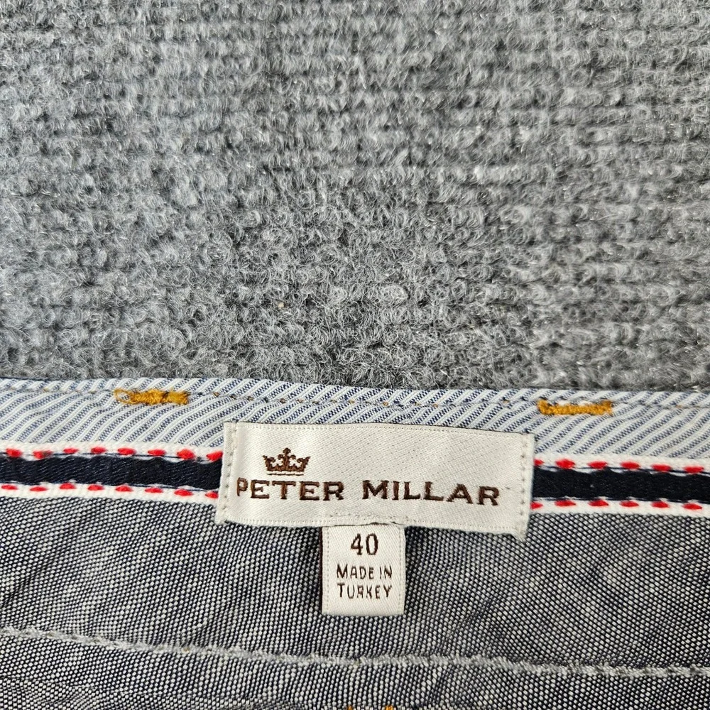 Peter Millar Mens Jeans Size 40 Dark Wash Straight Leg Denim Blue Pants